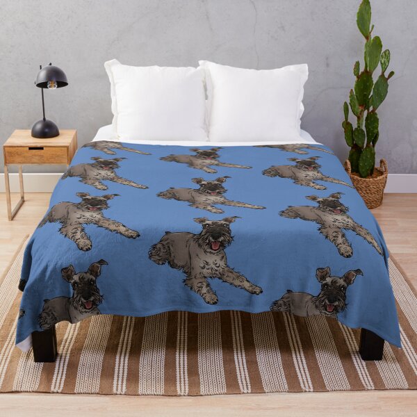 Item preview, Schnauzer laying down Blue designed and sold by Petcetera.