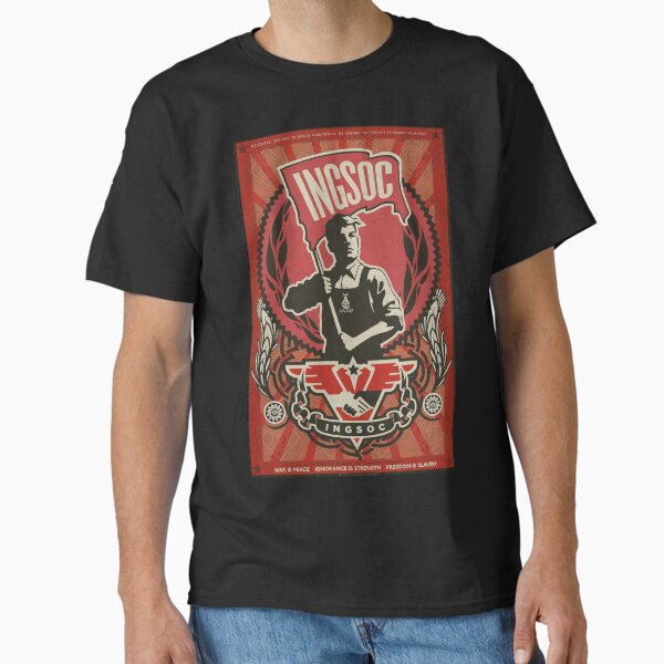 Item preview, INGSOC 1984 Propaganda Poster designed and sold by LibertyManiacs.