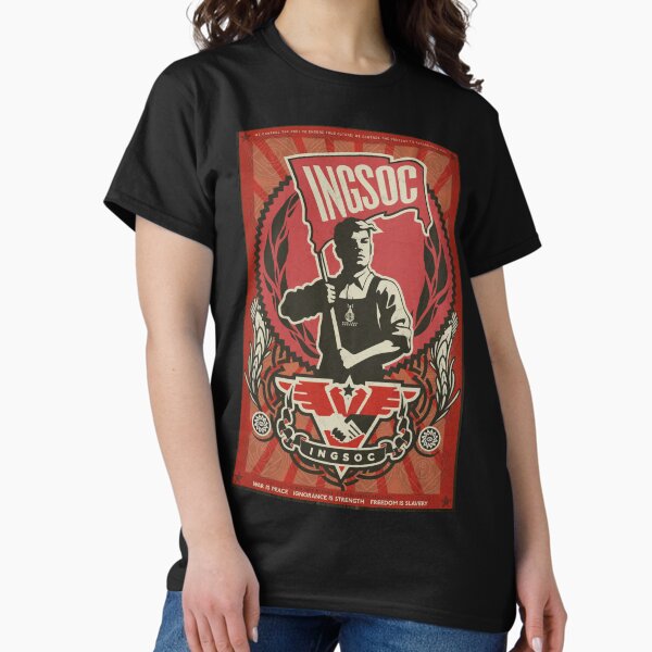 Item preview, INGSOC 1984 Propaganda Poster designed and sold by LibertyManiacs.