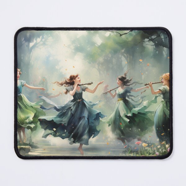 Item preview, Fantasy Fairy Forest Dryads, Tree Spirits designed and sold by Misty Mountain Merchandise.