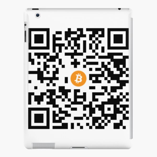 Customised - 'Bitcoin Accepted Here' Design Logo with QR code. Bitcoin Cryptocurrency  Blockchain Wallet Sticker for Sale by Art Vandelay