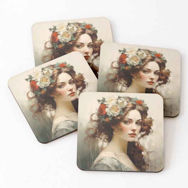 Item preview, Flower Girl designed and sold by LadybellVintage.