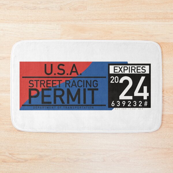 Item preview, USA Street Racing “permit” Club designed and sold by Bjammer.