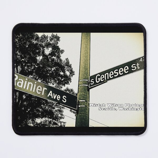 Item preview, Rainier Avenue & Genesee Street, Seattle, WA by Mistah Wilson designed and sold by The Street Sign Store.