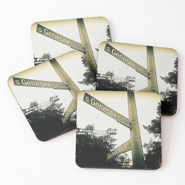 Item preview, Genesee Street & Rainier Avenue, Seattle, WA by Mistah Wilson designed and sold by The Street Sign Store.