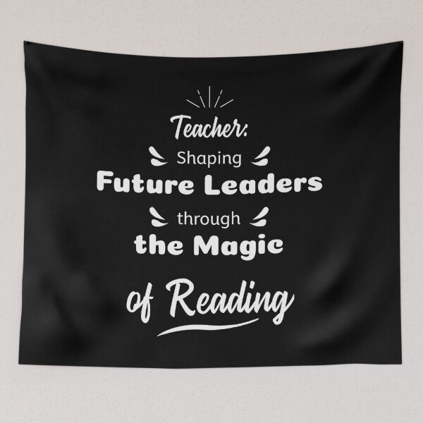 Item preview,  Teacher: Shaping future leaders through the magic of reading  designed and sold by JOY STORE 45.