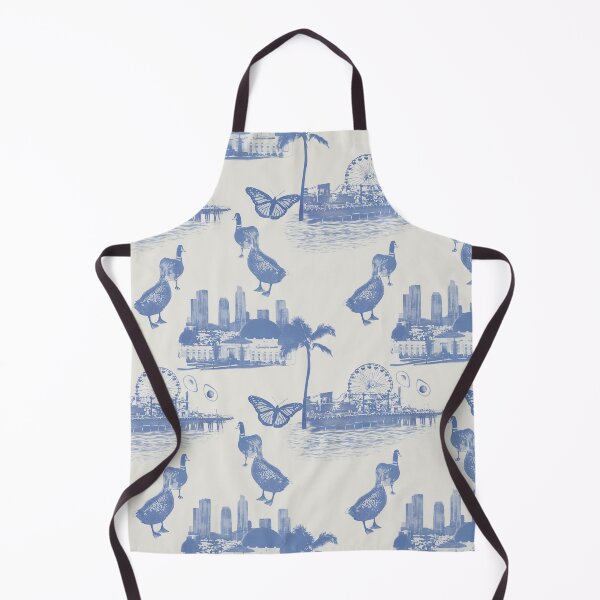 Item preview, Contemporary urban Toile de Jouy - Los Angeles designed and sold by VibeFae.