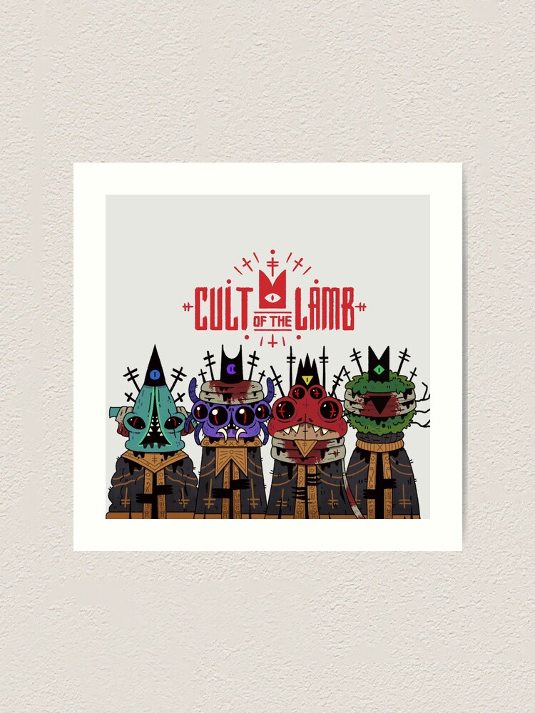 Cult of the Lamb Illustration Print 