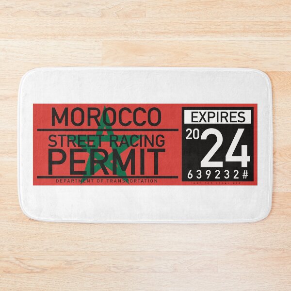 Item preview, Morocco Street Racing “permit” Club designed and sold by Bjammer.
