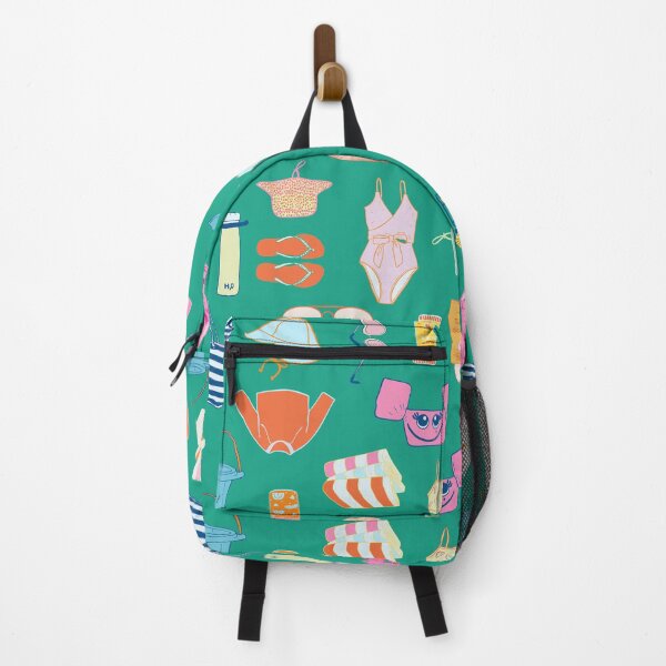 Item preview, Family Beach Packing Essentials in Green Pink Yellow Blue designed and sold by Jean-Pham.
