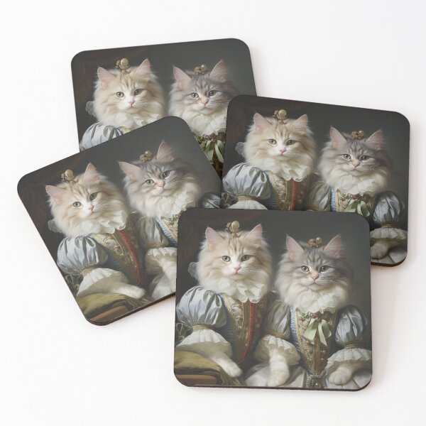 Item preview, Rococo Cats designed and sold by LadybellVintage.