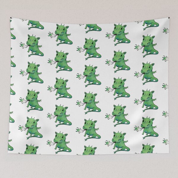 Item preview, Aromantic Pride Doodle Dragon designed and sold by O1RSH.