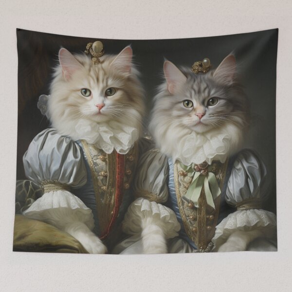 Item preview, Rococo Cats designed and sold by LadybellVintage.