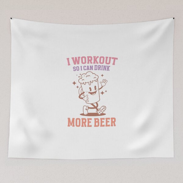 Item preview, I workout so I can drink more beer designed and sold by Acim0.