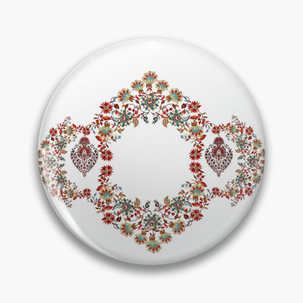 Item preview, Embroidery Pattern with Beautiful Colorful Flowers designed and sold by Kai Multiverse.