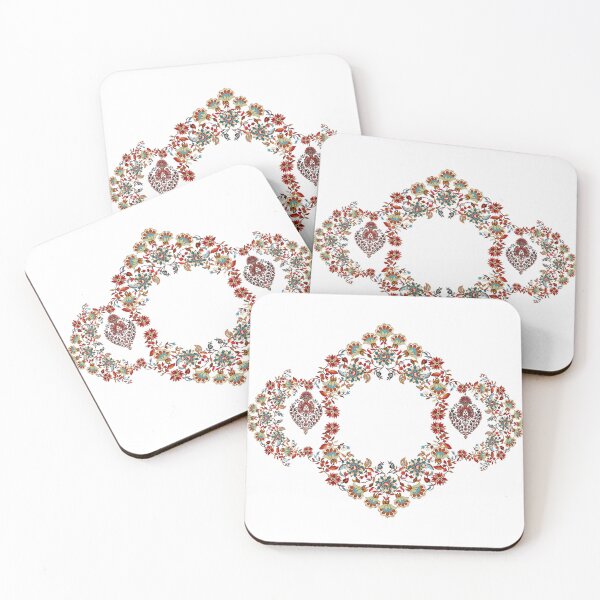 Item preview, Embroidery Pattern with Beautiful Colorful Flowers designed and sold by Kai Multiverse.