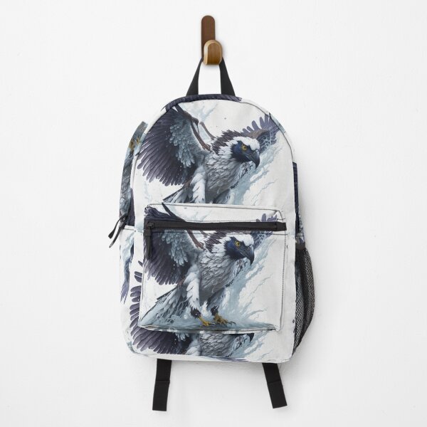 Item preview, Osprey Bird Full Body Splash Art Painting Design Print designed and sold by randomtdesigns.