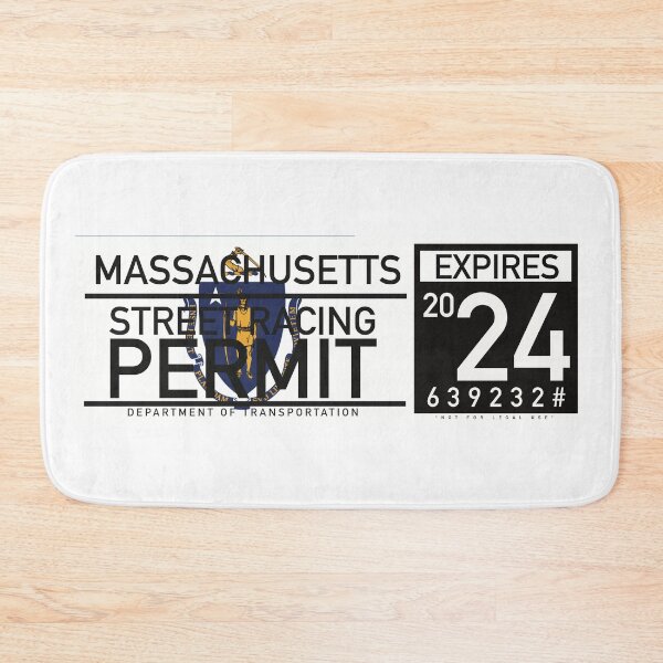 Item preview, Massachusetts Street Racing “permit” Club designed and sold by Bjammer.