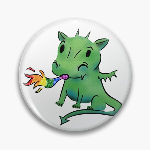 Item preview, Classic Pride Doodle Dragon designed and sold by O1RSH.