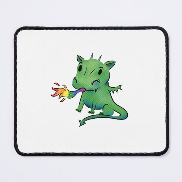 Item preview, Classic Pride Doodle Dragon designed and sold by O1RSH.