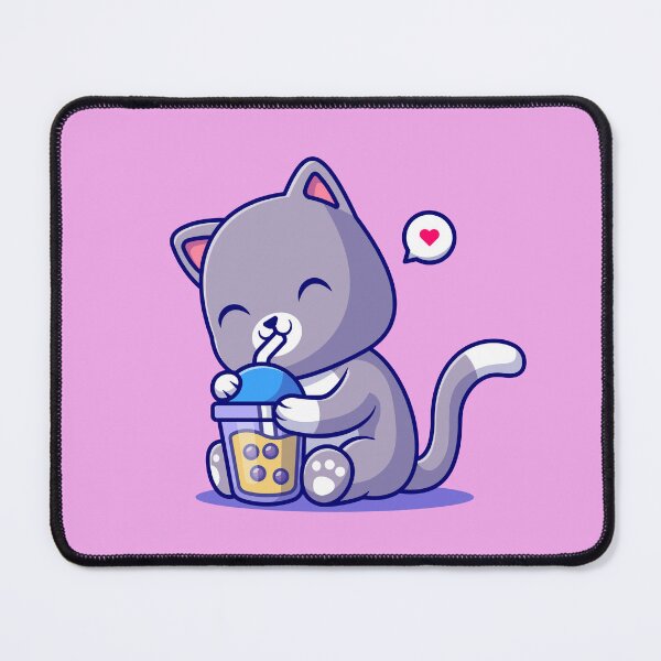 Item preview, Cute Boba cat designed and sold by Emerald-Treasure.