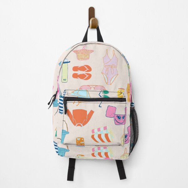 Item preview, Family Beach Packing Essentials in Multicolor Green Pink Yellow Blue designed and sold by Jean-Pham.
