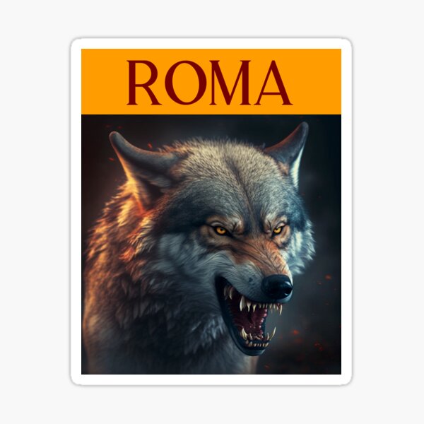 Item preview, Roma Wolf Orange designed and sold by VRedBaller.