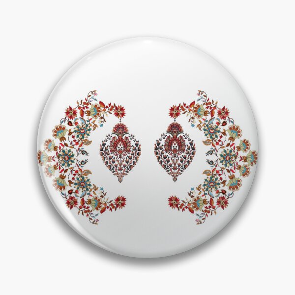 Item preview, Embroidery Pattern with Beautiful Colorful Flowers designed and sold by Kai Multiverse.