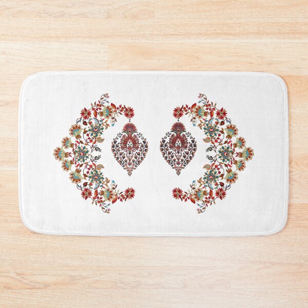 Item preview, Embroidery Pattern with Beautiful Colorful Flowers designed and sold by Kai Multiverse.