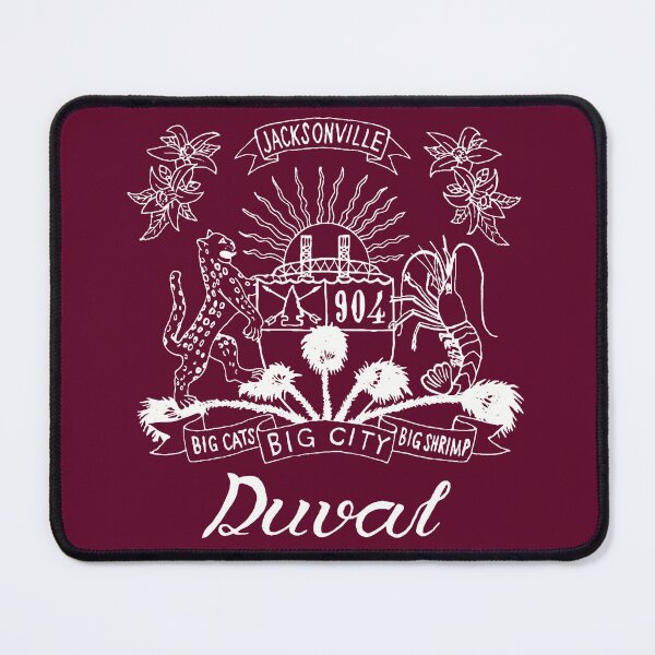 Item preview, Duval Crest White Lettering on Cranberry designed and sold by DuvalCrest.