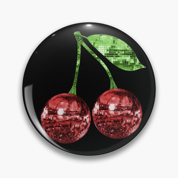 Item preview, Pair of Disco Ball Red Cherries designed and sold by Deborah Camp.