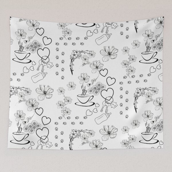 Item preview, Flower and Coffee designed and sold by Peac3Art.
