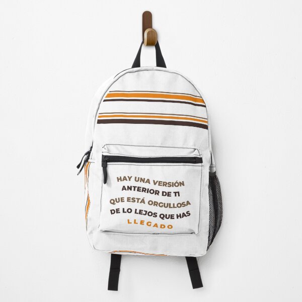 Item preview, There's a version of you that's proud of how far you've come. Motivational Spanish words for students of Spanish or lovers of Hispanic culture. designed and sold by SpanishStore.