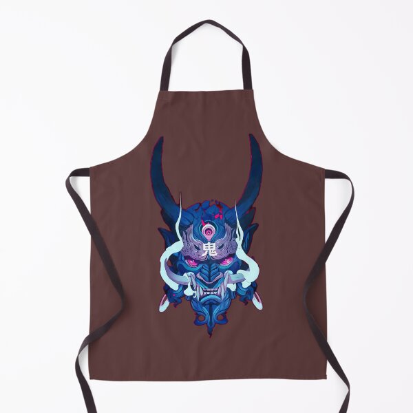 Aperçu de l'œuvre Démon démon bleu fumant Masque taille M/L créée et vendue par gduukebnc30.