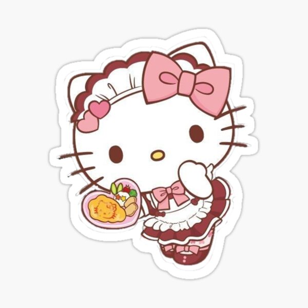 Hello Kitty Sanrio Sticker car Bumper, Y2K Sticker, Aesthetic