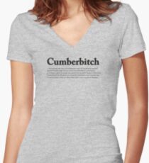 CUMBERBITCH TEE - 2nd Edition Women's Fitted V-Neck T-Shirt