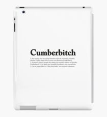 CUMBERBITCH TEE - 2nd Edition iPad Case/Skin