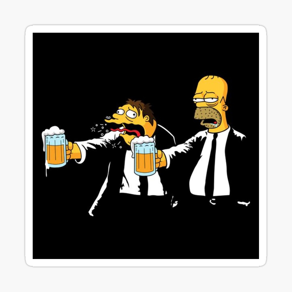 Sticker Bart Art Board Print for Sale by Stre1f