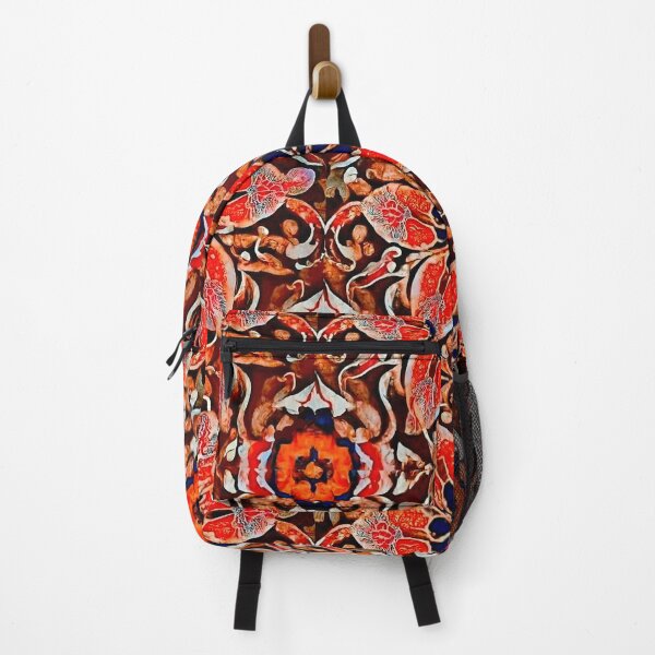 Item preview, Brown Orange Flower Batik designed and sold by myrbpix.