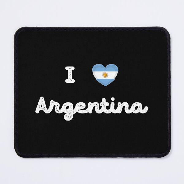Item preview, I Love Argentina V2 white | argentina flag designed and sold by General-Corner.