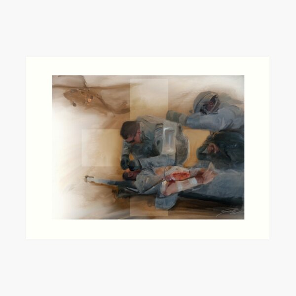 Combat Medic Art Print