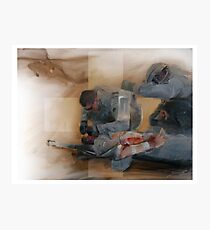 Combat Medic Photographic Print