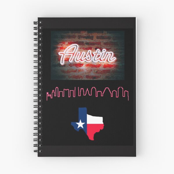 Item preview, Austin Skyline + Texas Flag designed and sold by Planet Agora.