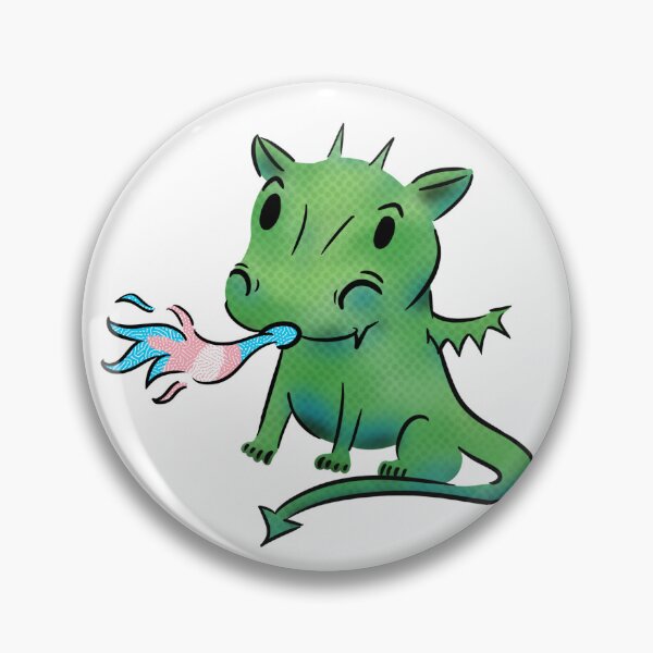 Item preview, Trans Pride Doodle Dragon designed and sold by O1RSH.