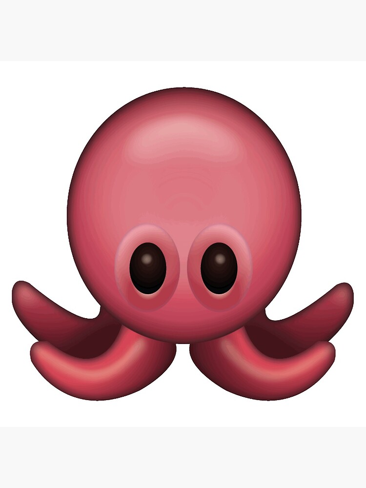 octopus emoji plush