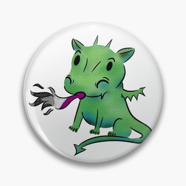 Item preview, Asexual Pride Doodle Dragon designed and sold by O1RSH.