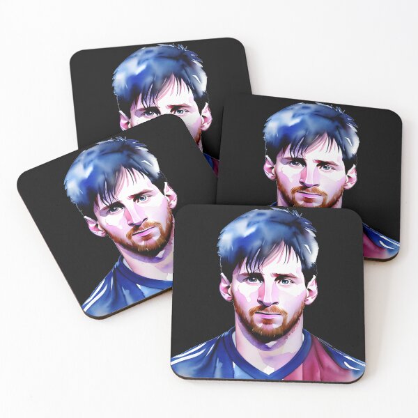 Artikelvorschau, Leo Messi Aquarell | Argentinien-Flagge entworfen und verkauft von General-Corner.