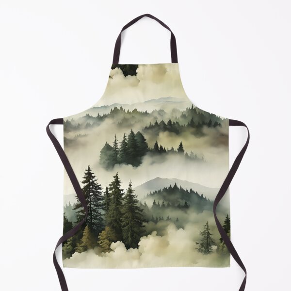 Item preview, Misty Mountain Majesty: Serene Nature Pattern designed and sold by SnowStudio2022.