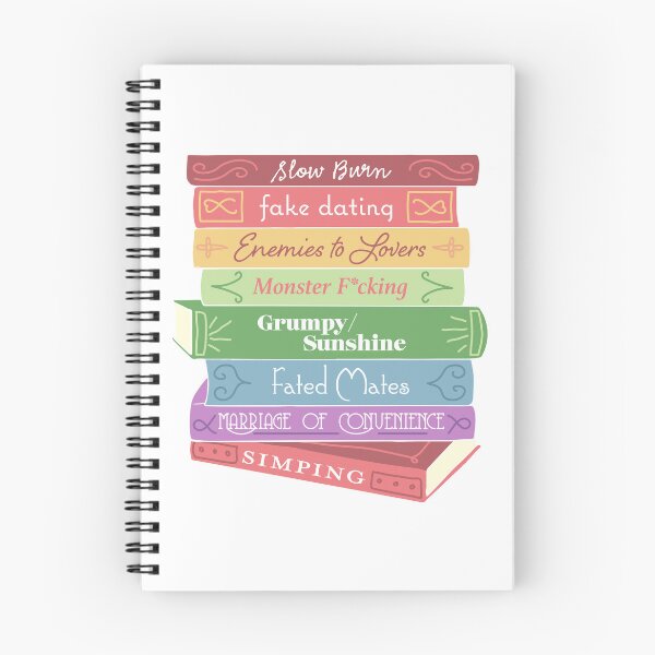 Item preview, Romance Book Tropes designed and sold by Gatto Viola Designs by Alessandra Ragusa.