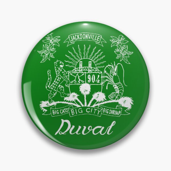 Item preview, Duval Crest White Lettering on Green designed and sold by DuvalCrest.